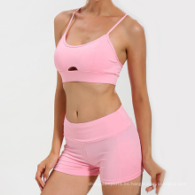 Brapista deportivo de alta calidad y set corto Wear Active Gym Wear para mujeres